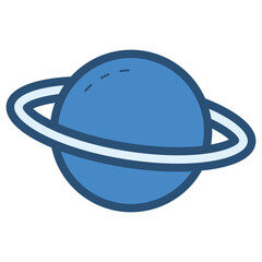Fototapeta premium planet saturn icon