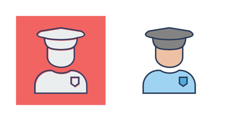 Security Guard Vector Icon