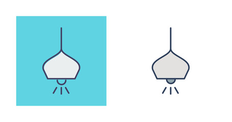 Overhead Light Vector Icon