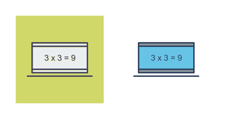 Online Calculation Vector Icon
