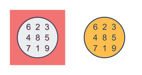 Obraz premium Number Theory Vector Icon