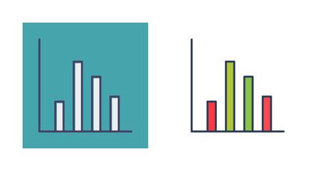 Graph Vector Icon