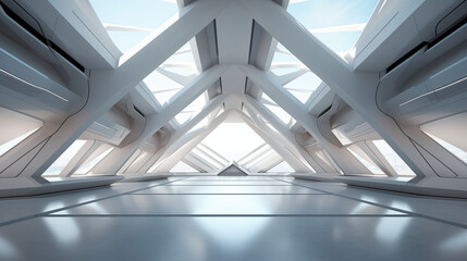 Futuristic Interior Design of a Modern Structure