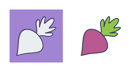 Beet Vector Icon