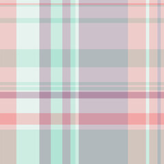 Background check plaid of fabric seamless texture with a vector pattern tartan textile.