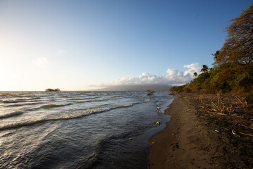 Morning on the shore of Lake Nicaragua