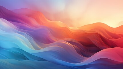 abstract colorful background with waves