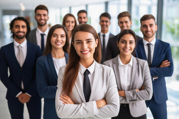 Fototapeta premium group of indian businessmen