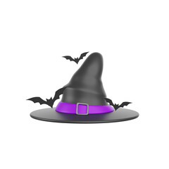 3D illustration of wizard hat