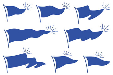 三角 旗 セット © sabota