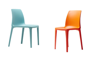 Modern Plastic Chair Design Transparent PNG