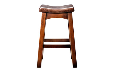 Rustic Saddle Seat Barstool Chair Transparent PNG