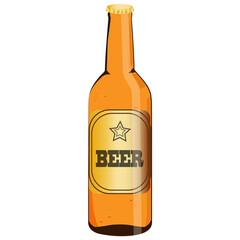 Beer In Glass Bottle