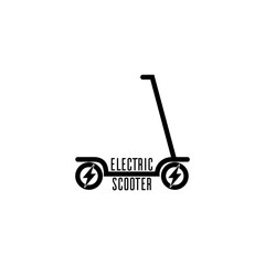 Electric scooter icon isolated on transparent background
