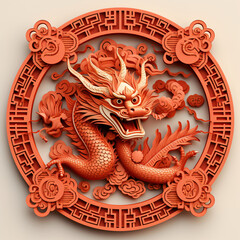 Chinese Happy New Year 2024. Year of the Dragon