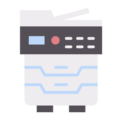 Vector Design Copy Machine Icon Style