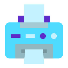 Vector Design Printer Icon Style