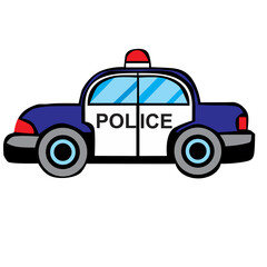  Police Car Vector Of Stock illustration design