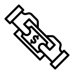 Obraz premium Give Money Icon Design 