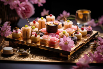 wedding dessert and pastry decorative grazing platter