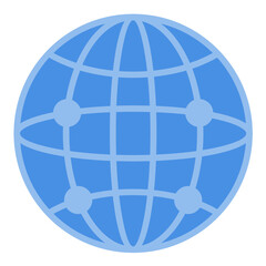 Vector Design Global Network Icon Style