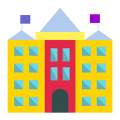 Vector Design Embassy Icon Style