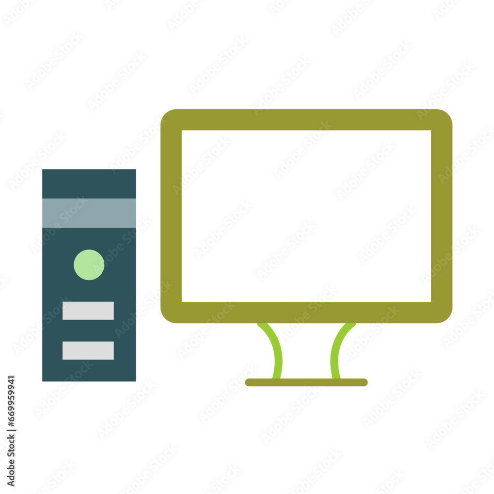 Wall mural vector design computer icon style