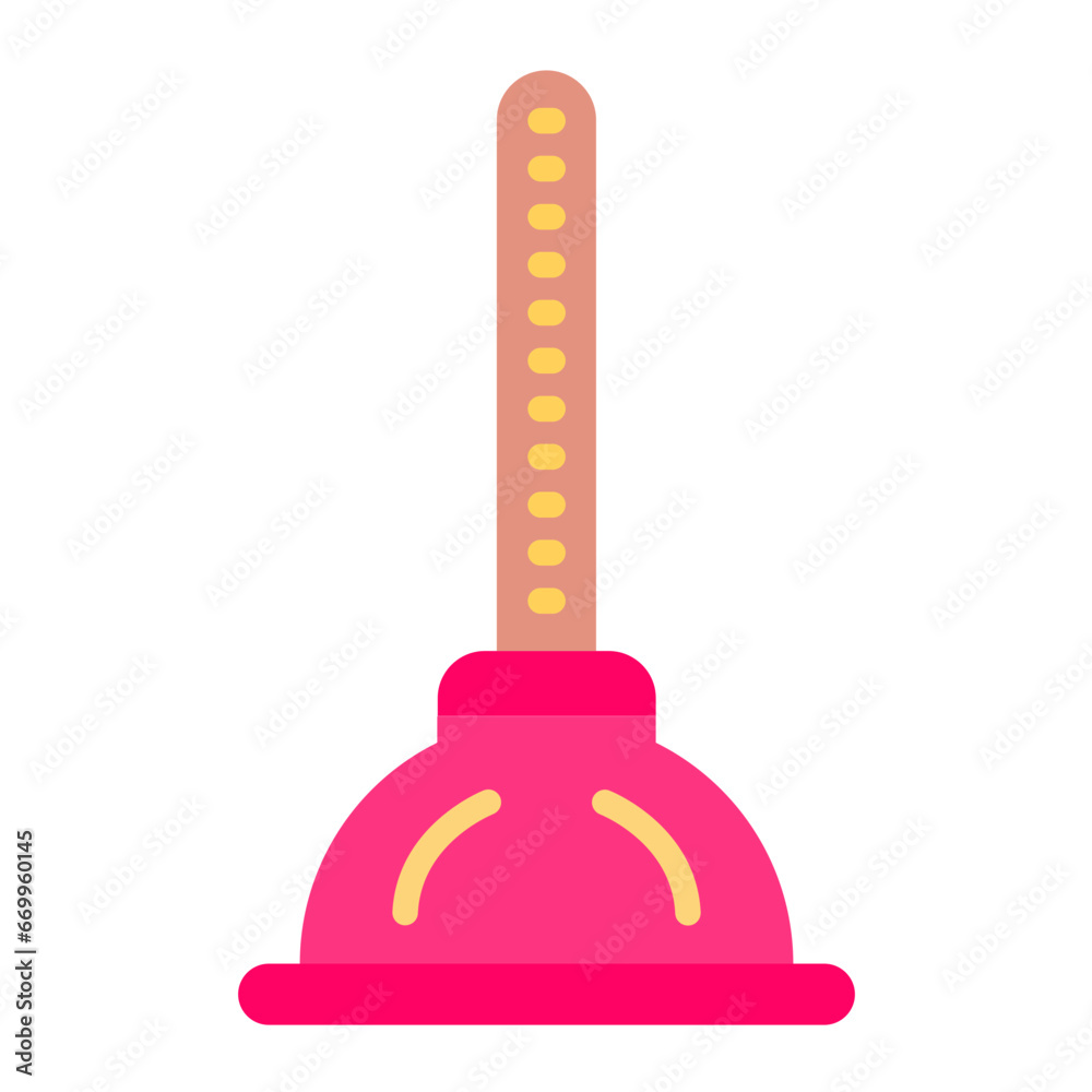 Canvas Prints vector design plunger icon style