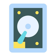 Vector Design Hard Drive Icon Style