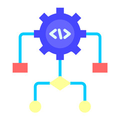 Vector Design Workflow Icon Style