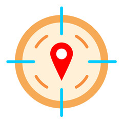 Vector Design GPS Icon Style