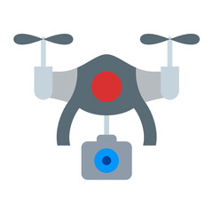 Vector Design Drone Camera Icon Style
