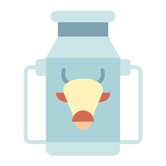 Milk Tank Icon Style