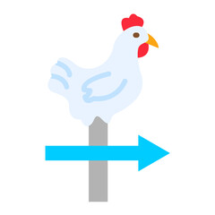 Weather Vane Icon Style