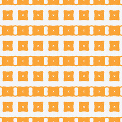 cross on orange square seamless pattern