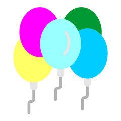 Balloons Icon Style