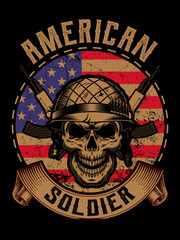 USA Veteran, army, soldier t-shirt design vector
