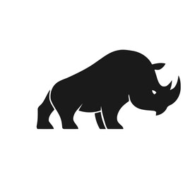rhino silhouette vector