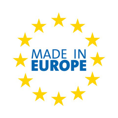 Fototapeta premium Made in Europe icon