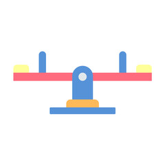 Seesaw Icon Style
