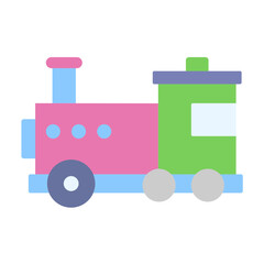 Train Toy Icon Style