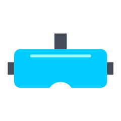 VR Glasses Icon Style