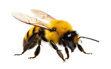 Bumblebee Facts and Behavior on transparent background