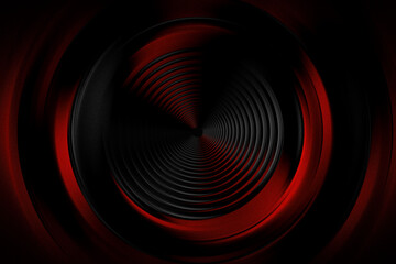 Blurred red abstract Radial Twirl Background for modern advertising graphics and website illustration