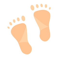 Carbon Footprint Icon Style