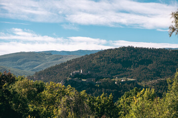 Fototapeta premium Vue de la citadelle de Sisteron
