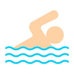 Swimming Icon Style