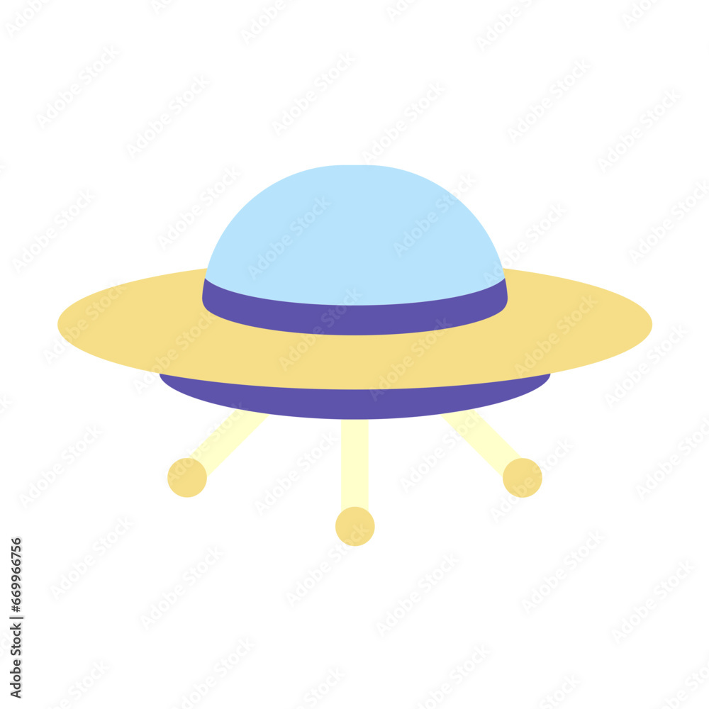 Canvas Prints ufo icon style