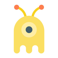 Fototapeta premium Extraterrestrial Icon Style