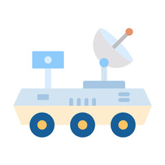 Mars Rover Icon Style © Circlon